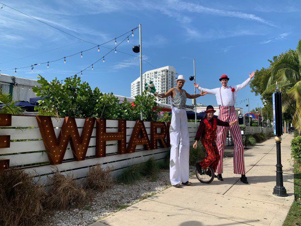 Free Riverside Circus at the Wharf Miami